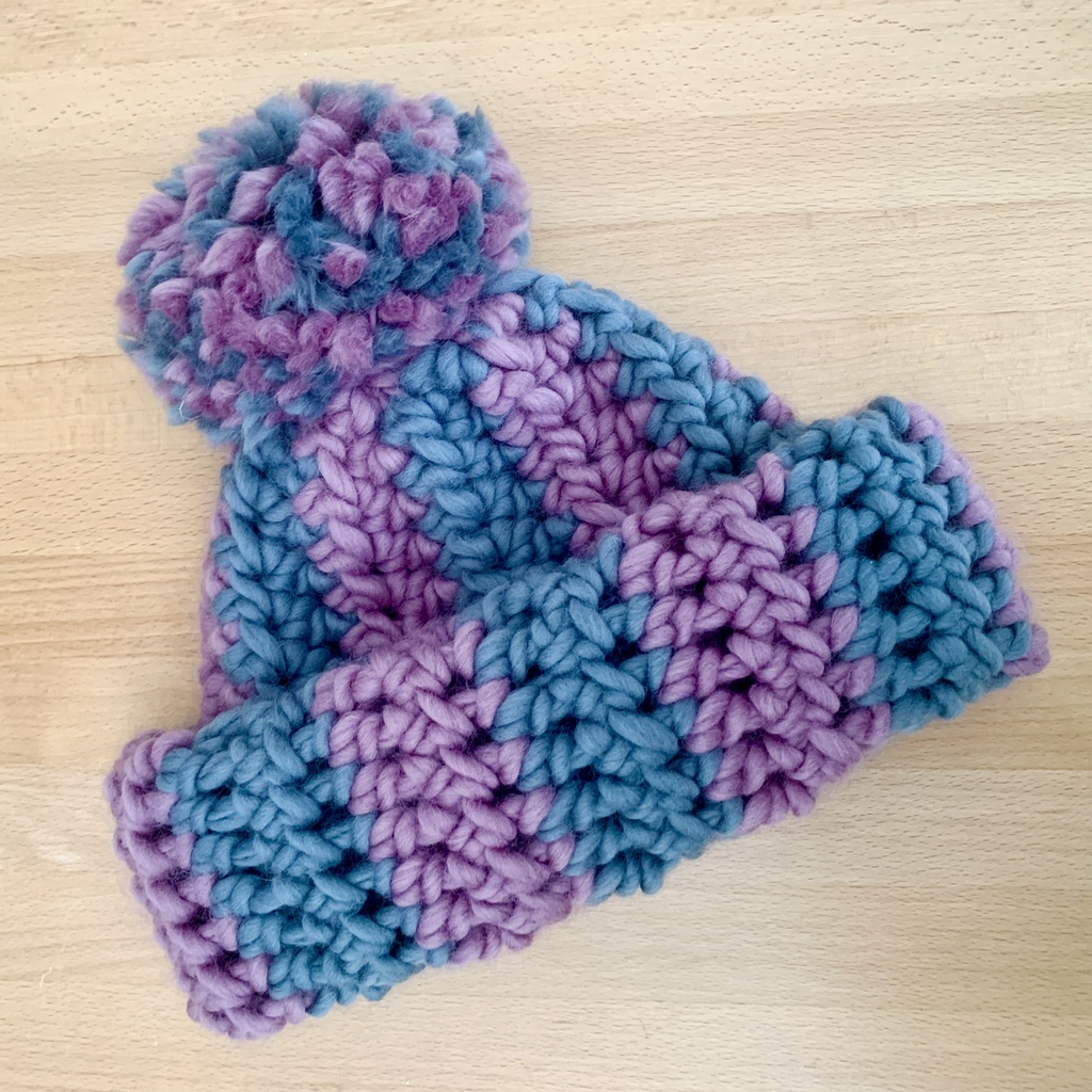 Háčkovaná čepice z vlny The Wool